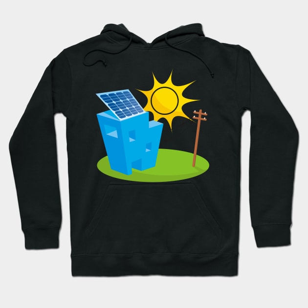 Solar House Hoodie by sifis